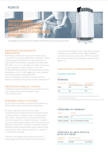 [IT] Puritii Multi-Effect Air Purifier White Paper